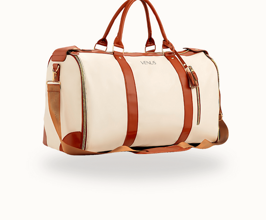 Karly | Elegante Damen Reisetasche aus Leder für stilvolle Reisen