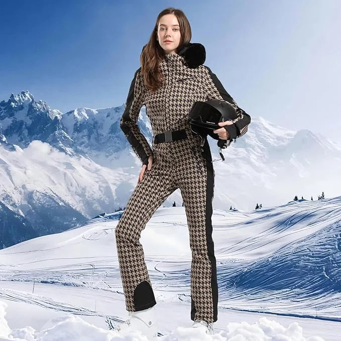 Einteiliger Skiganzug für Frauen