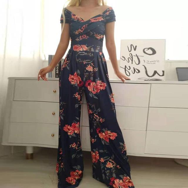 Variant image for Beatrix | Eleganter Off-Shoulder Jumpsuit für Damen mit weitem Bein-7