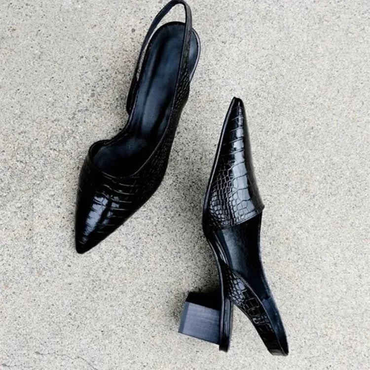 Elegante Damen High Heels aus Kunstleder