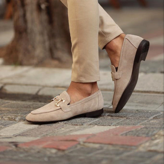 Elegante Herren Loafers aus Wildleder