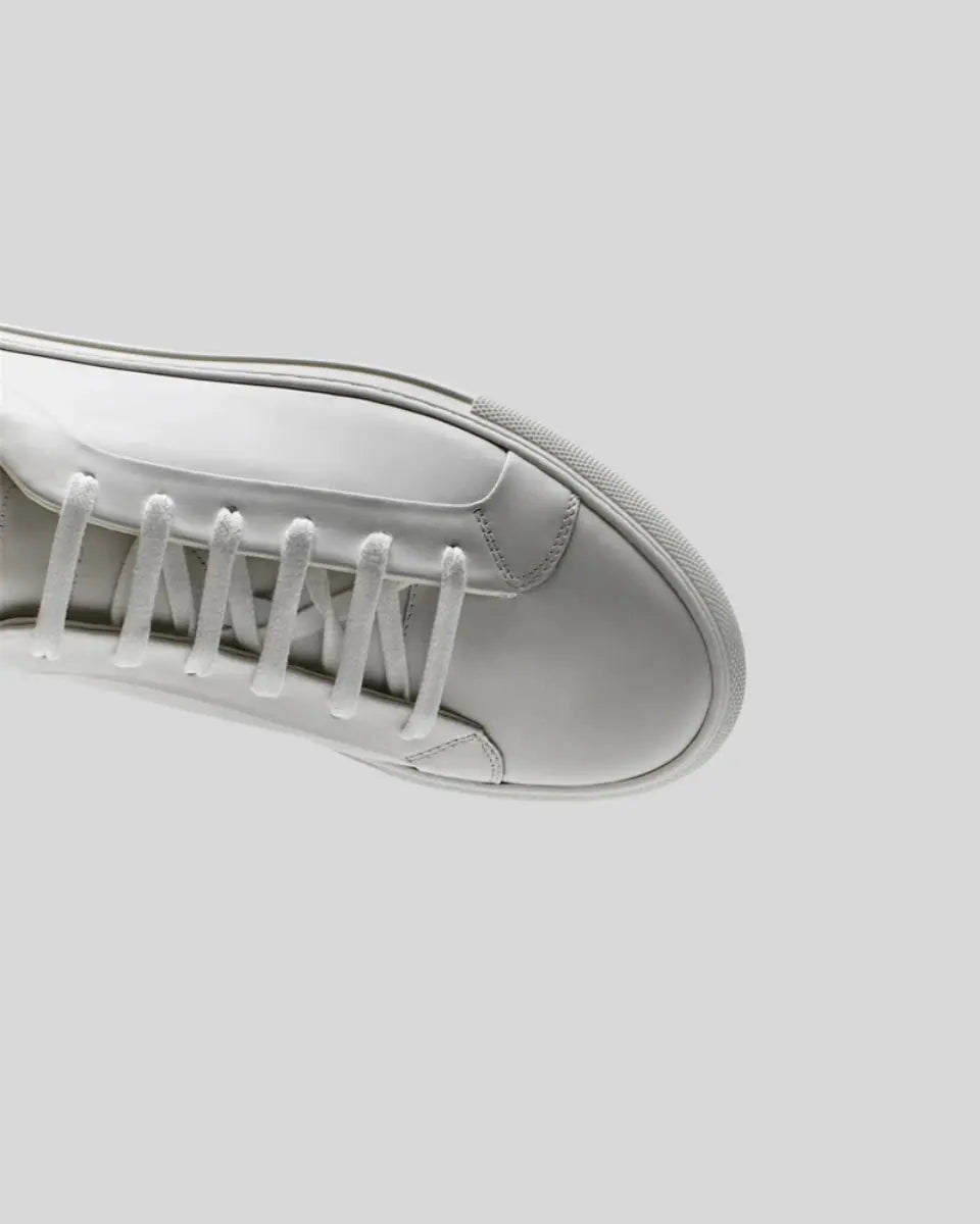 Eleganta lädersneakers för damer och herrar
