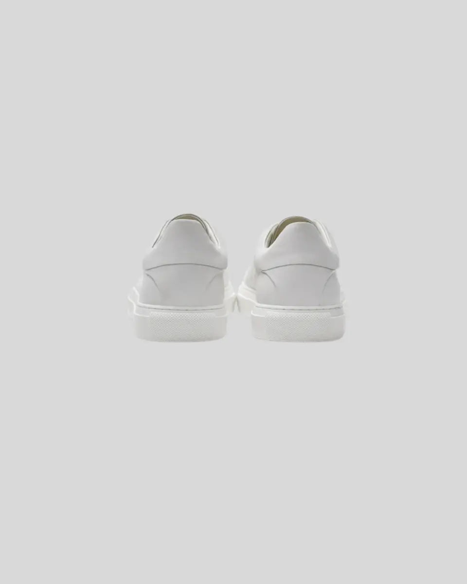 Eleganta lädersneakers för damer och herrar