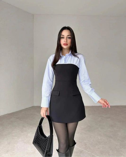 Elegant mini summer dress for women