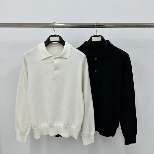 Elegant pullover made of blended yarn