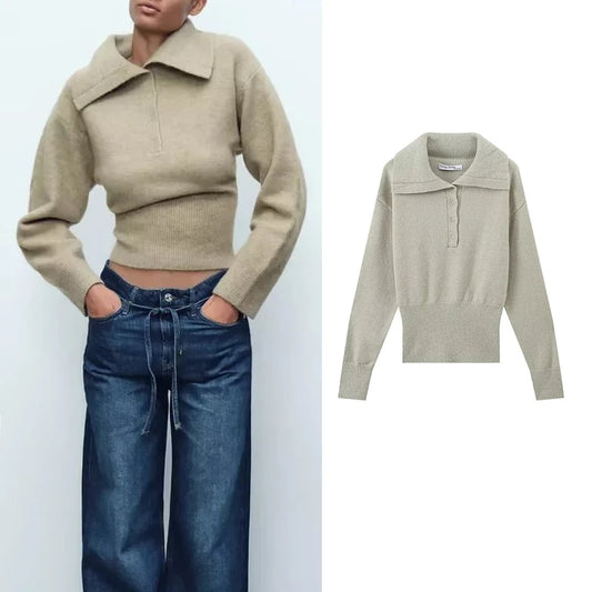 Elegante maglione da donna slim fit
