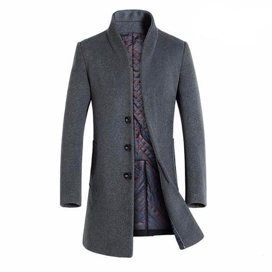 Eleganter Herren Overcoat aus Wolle