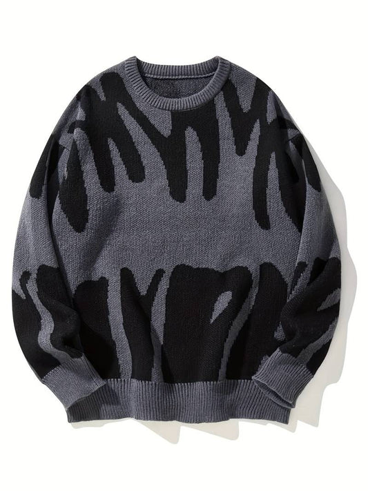 Eleganter pullover aus Baumwollmischung