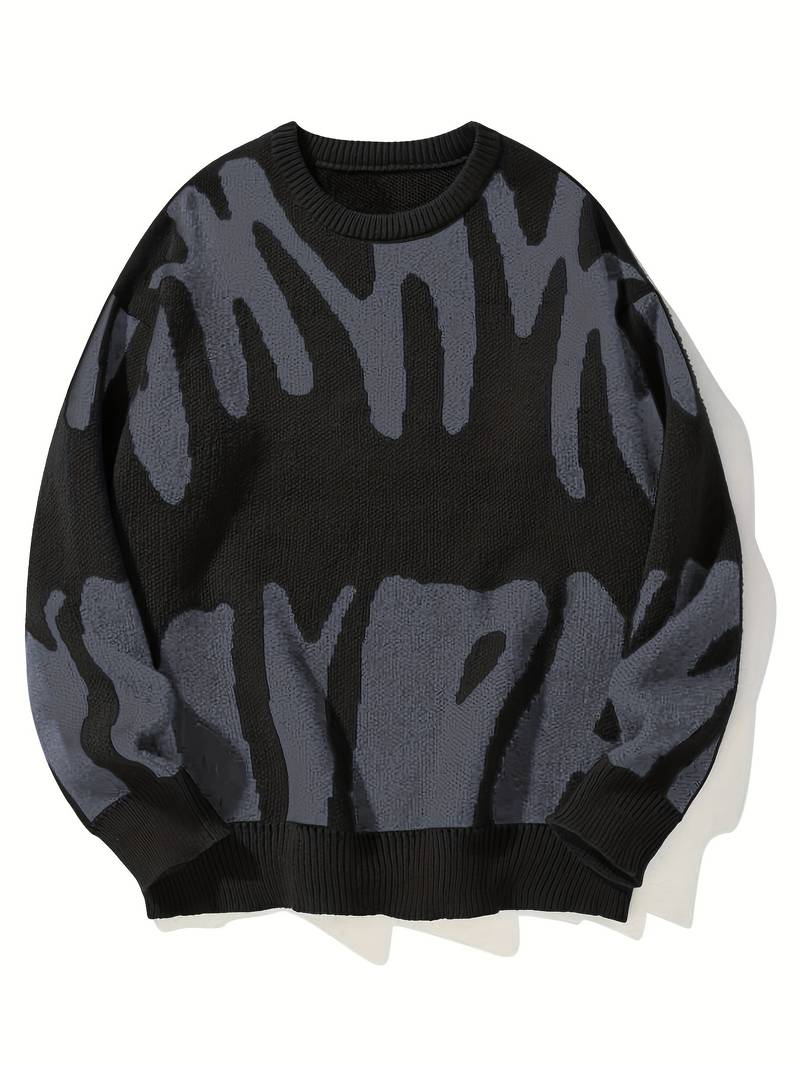 Eleganter pullover aus Baumwollmischung