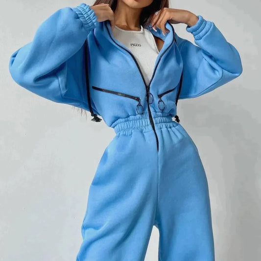 Winter-Overall für Damen aus Fleece