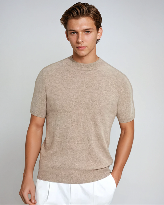 Elegantes Herren T-Shirt aus Cashwool