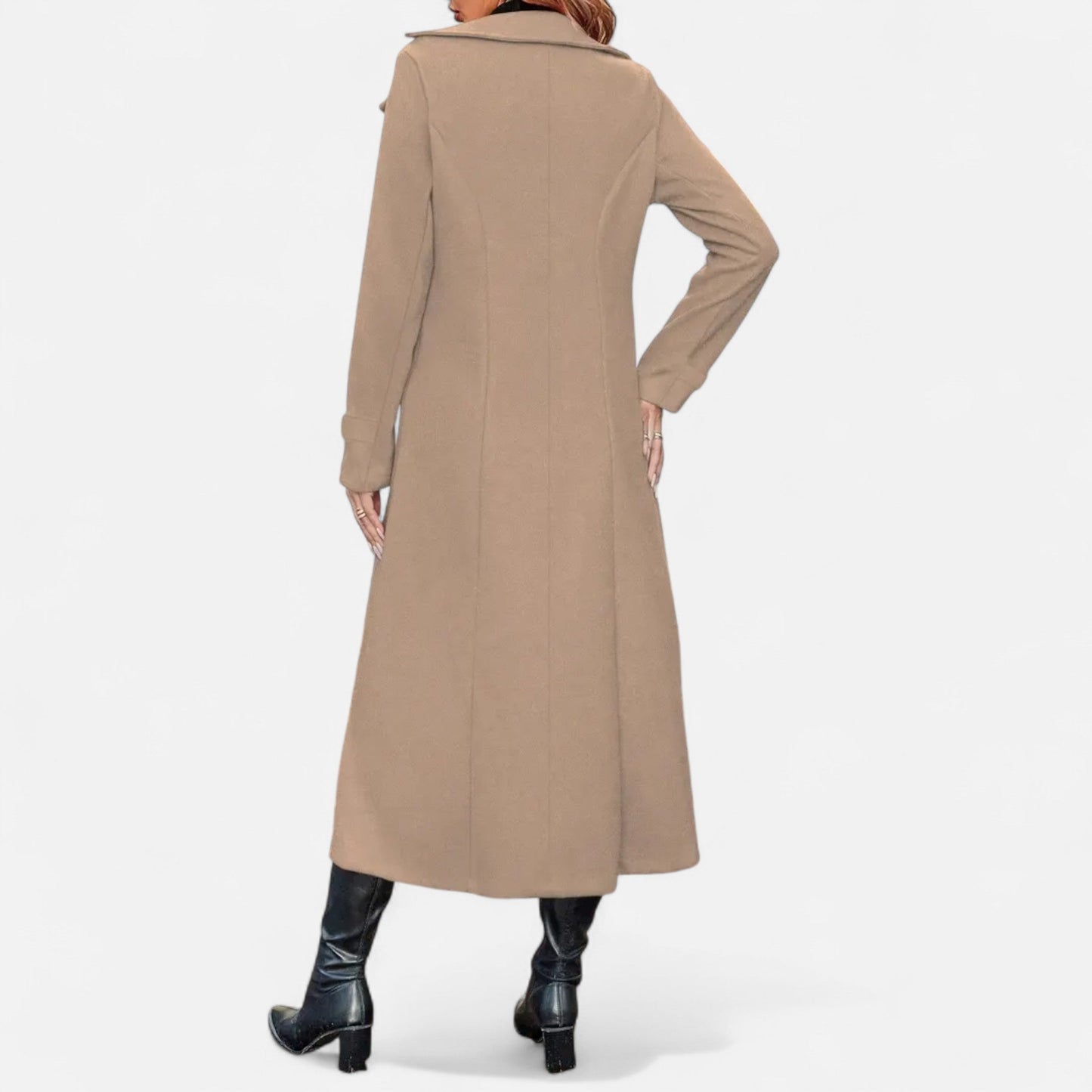 Elegant Women's Winter Coat Long Warm and Fashionable