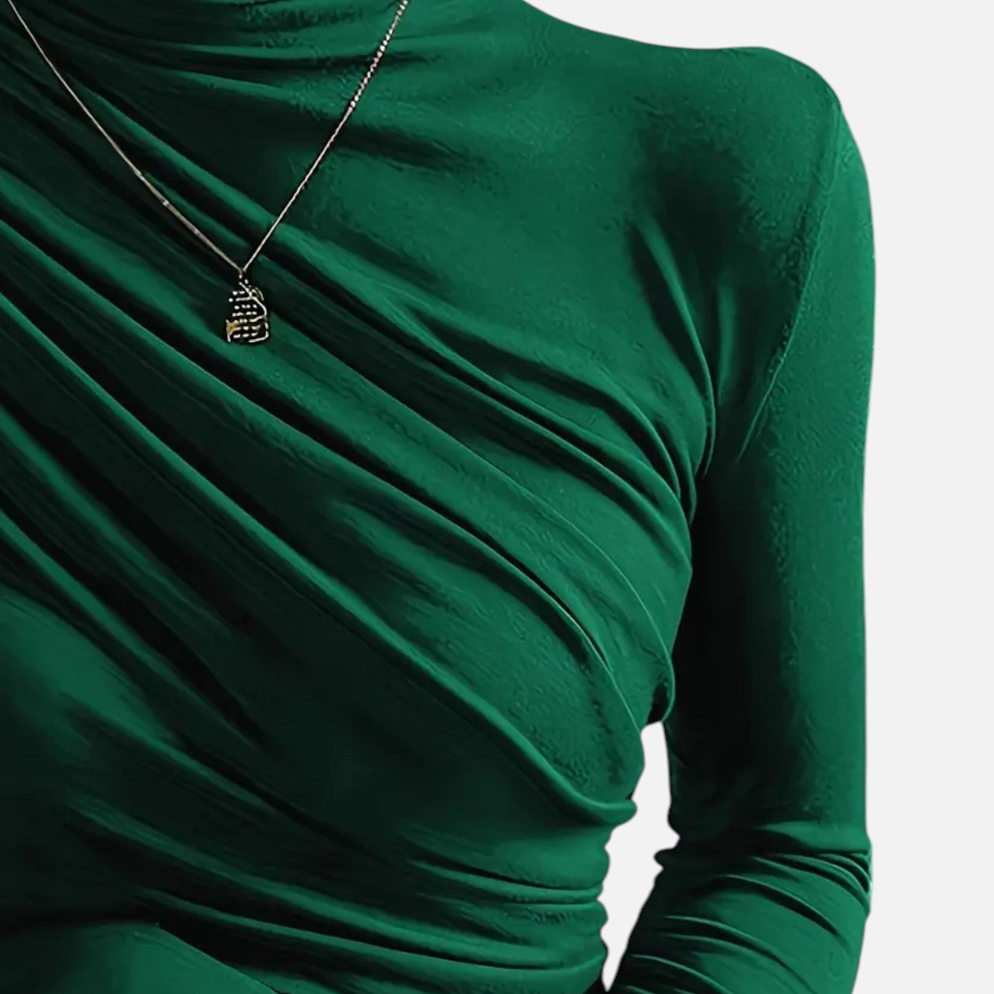 Elegant women's tops with stand-up collar