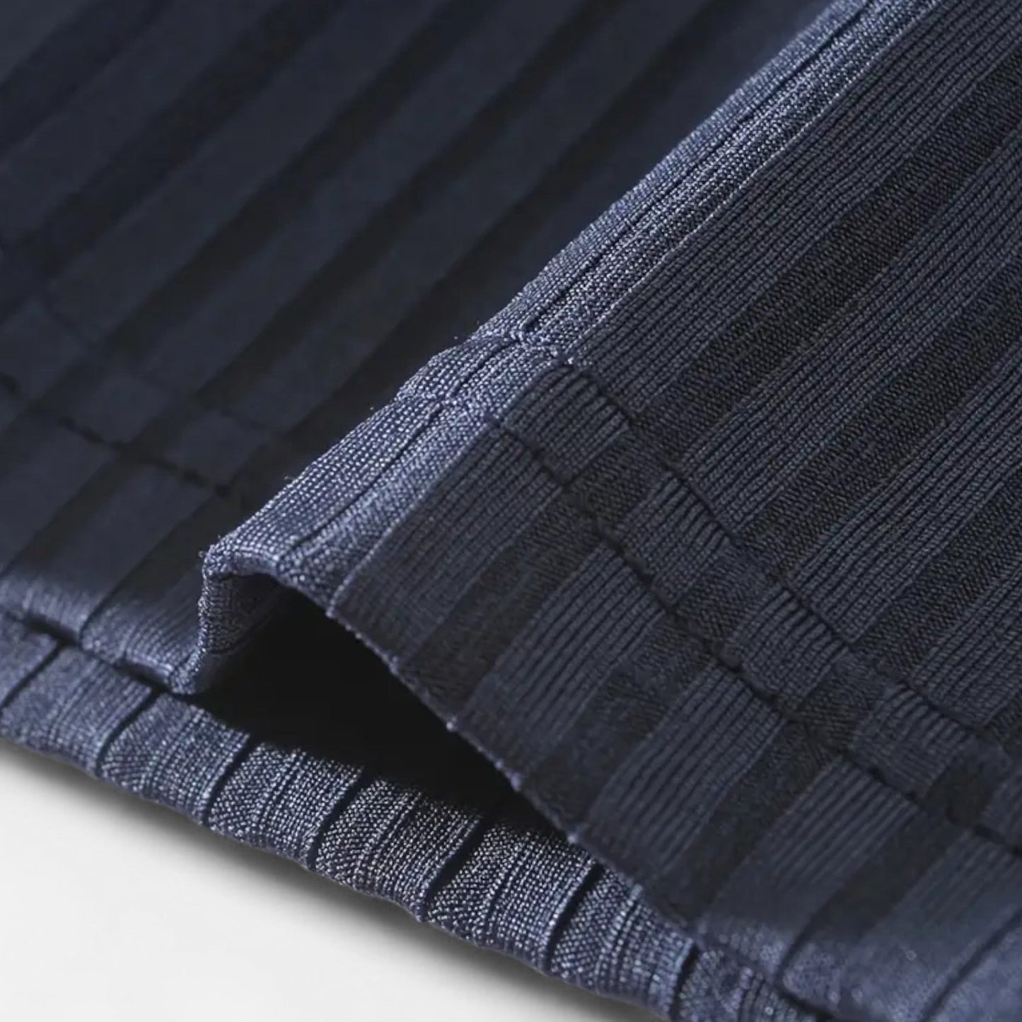 Ribbed long-sleeve shirt for men