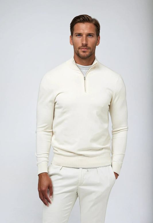 Casual Halb-zippullover