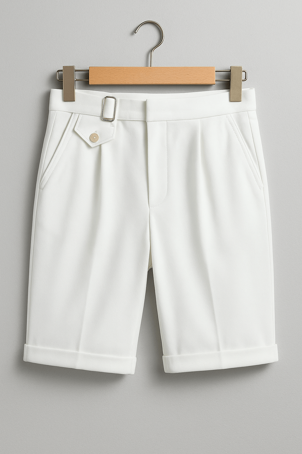 Shorts med justerbara bältespännen