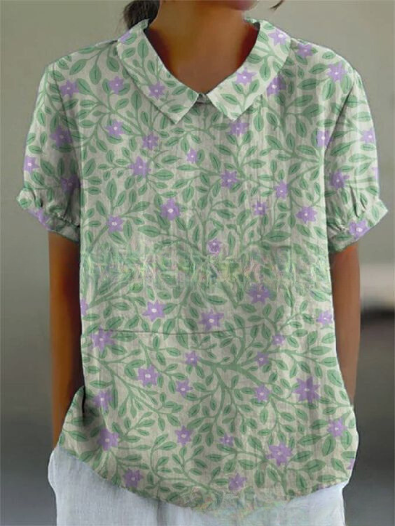 Flora | Damen Bluse mit Blumendruck für Frauen