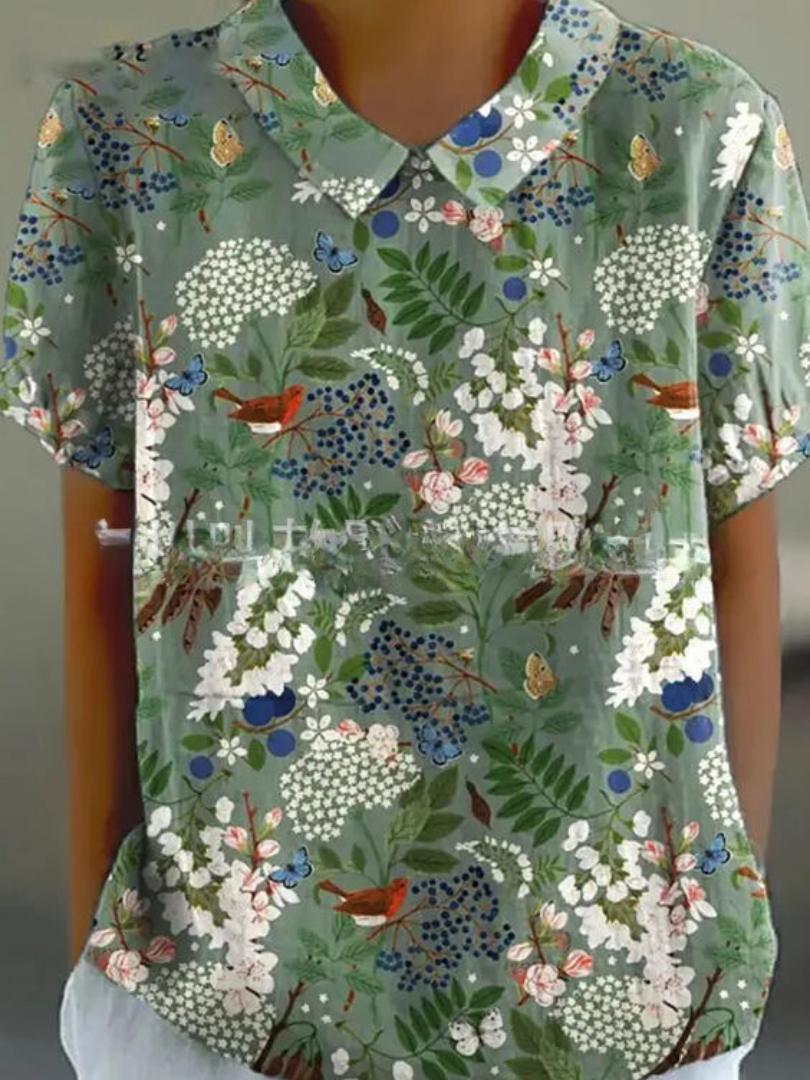 Bea | Elegante Blumenbluse für Frauen