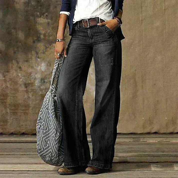 Edith | Elegant fabric pants for women with high-quality cut