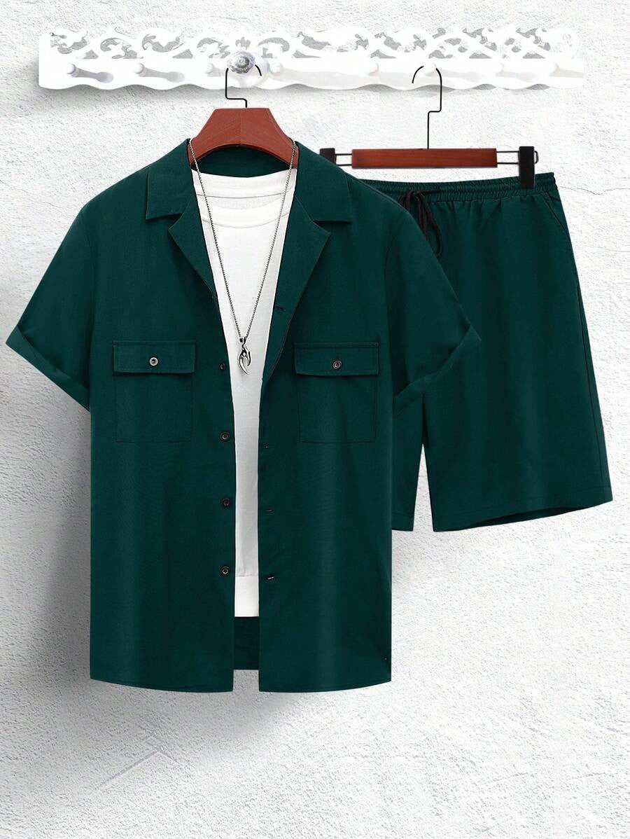Freizeit Set mit Kurzarmhemd und Shorts