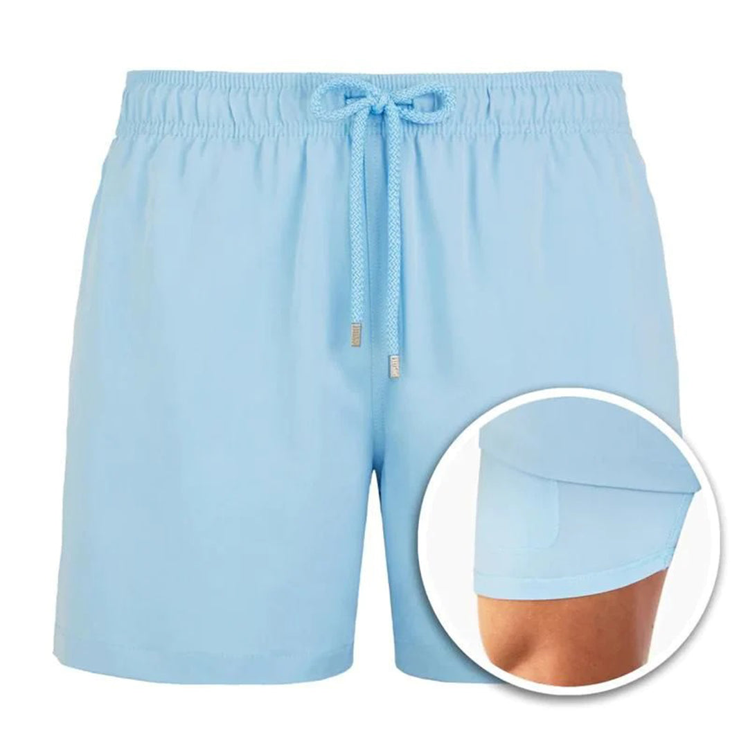 Variant image for Herren Badeanzug Blau Größe M Schnell Trocknend Polyester-25