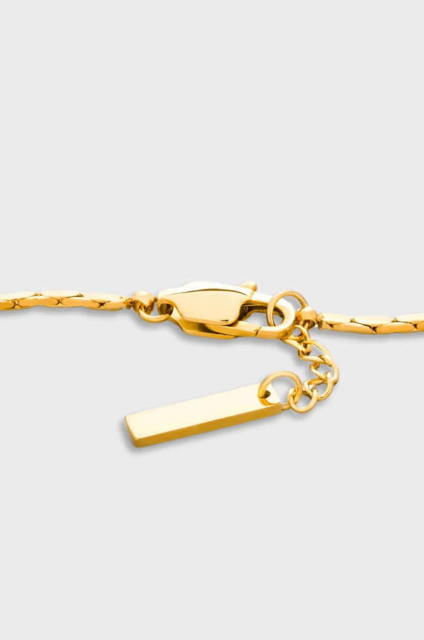 Geometrisches Edelstahlarmband mit Link-Design