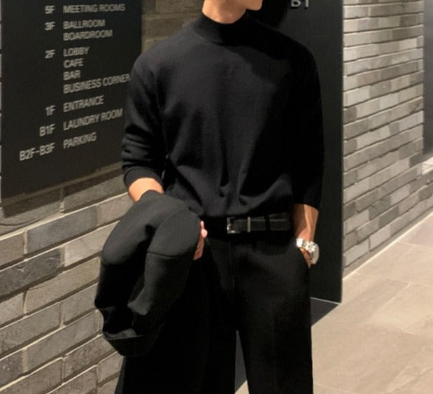 Gestrickter Pullover Damen mit Klassischem Ausschnitt und Langen Ärmeln – Bequeme Slip-On Konstruktion 3