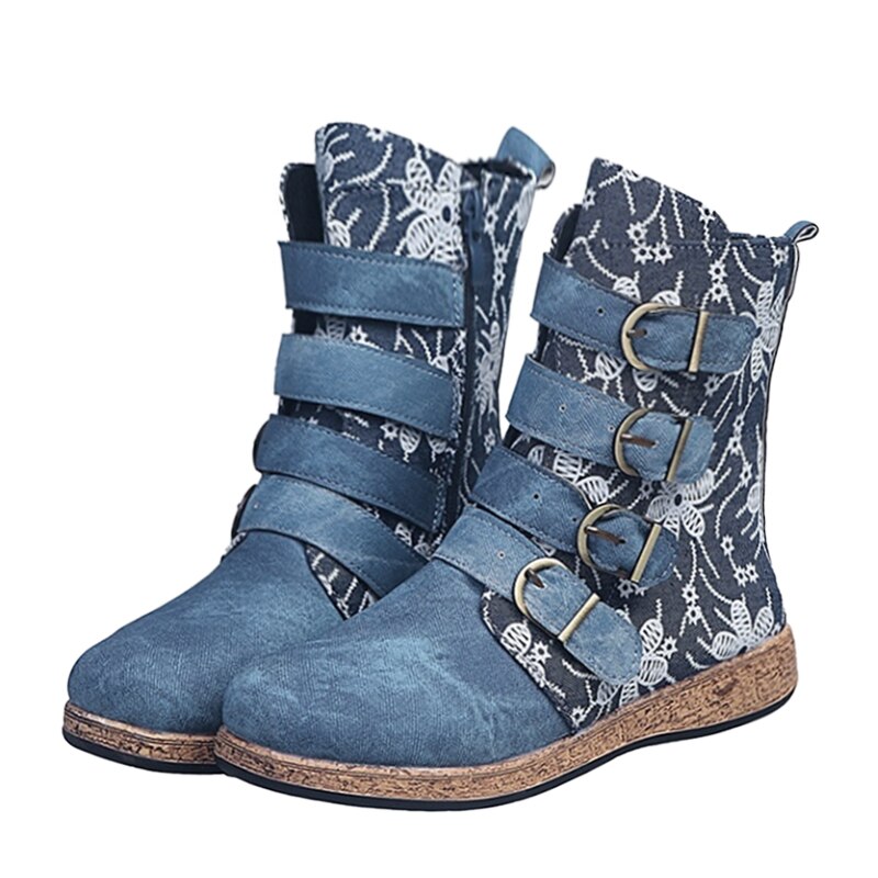 Variant image for Männer | Grakosystiefel mit Retro-Metall und Schnallenverzierung-46