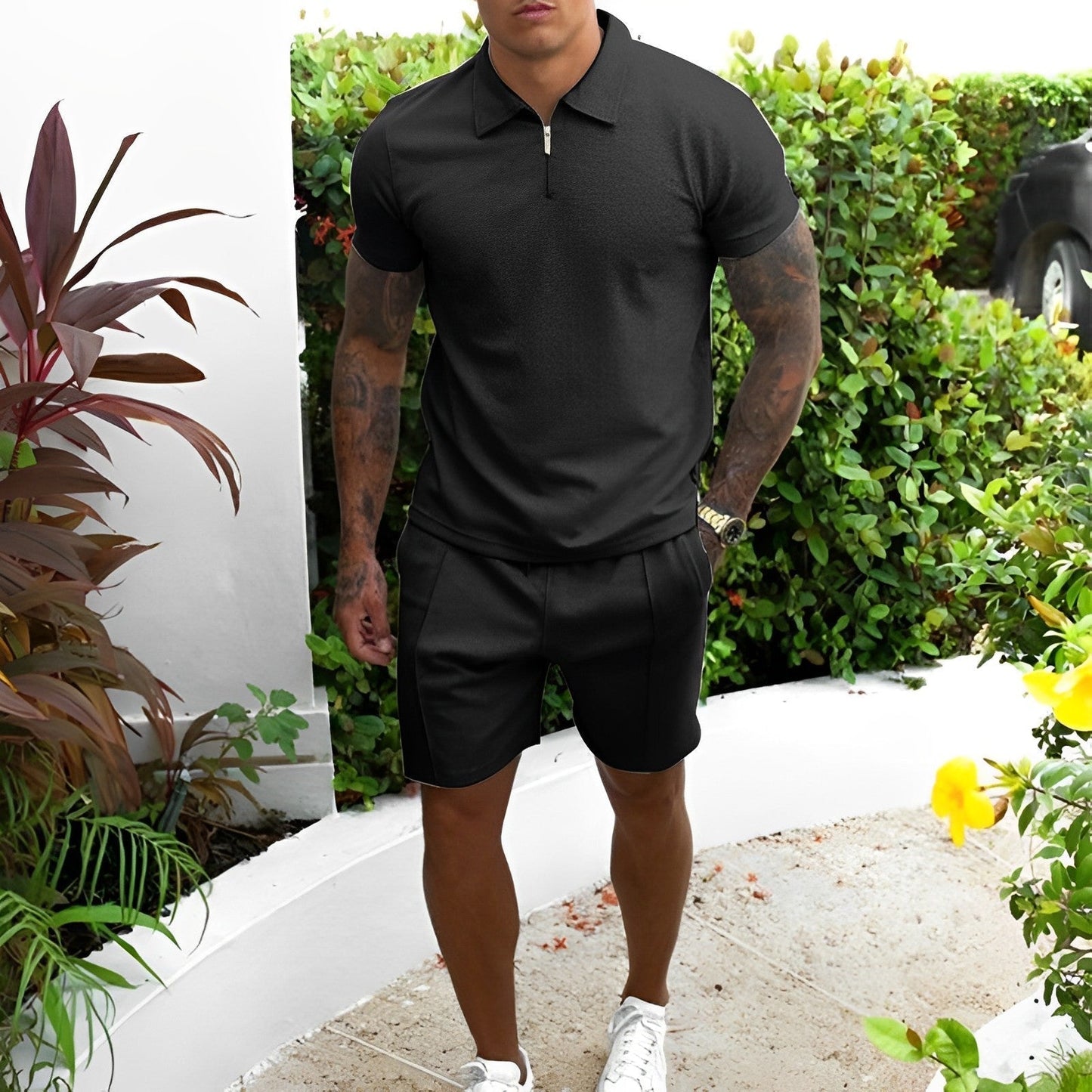Variant image for Max | Zweiteiliges Sommerset für Herren mit Polo und Shorts-6