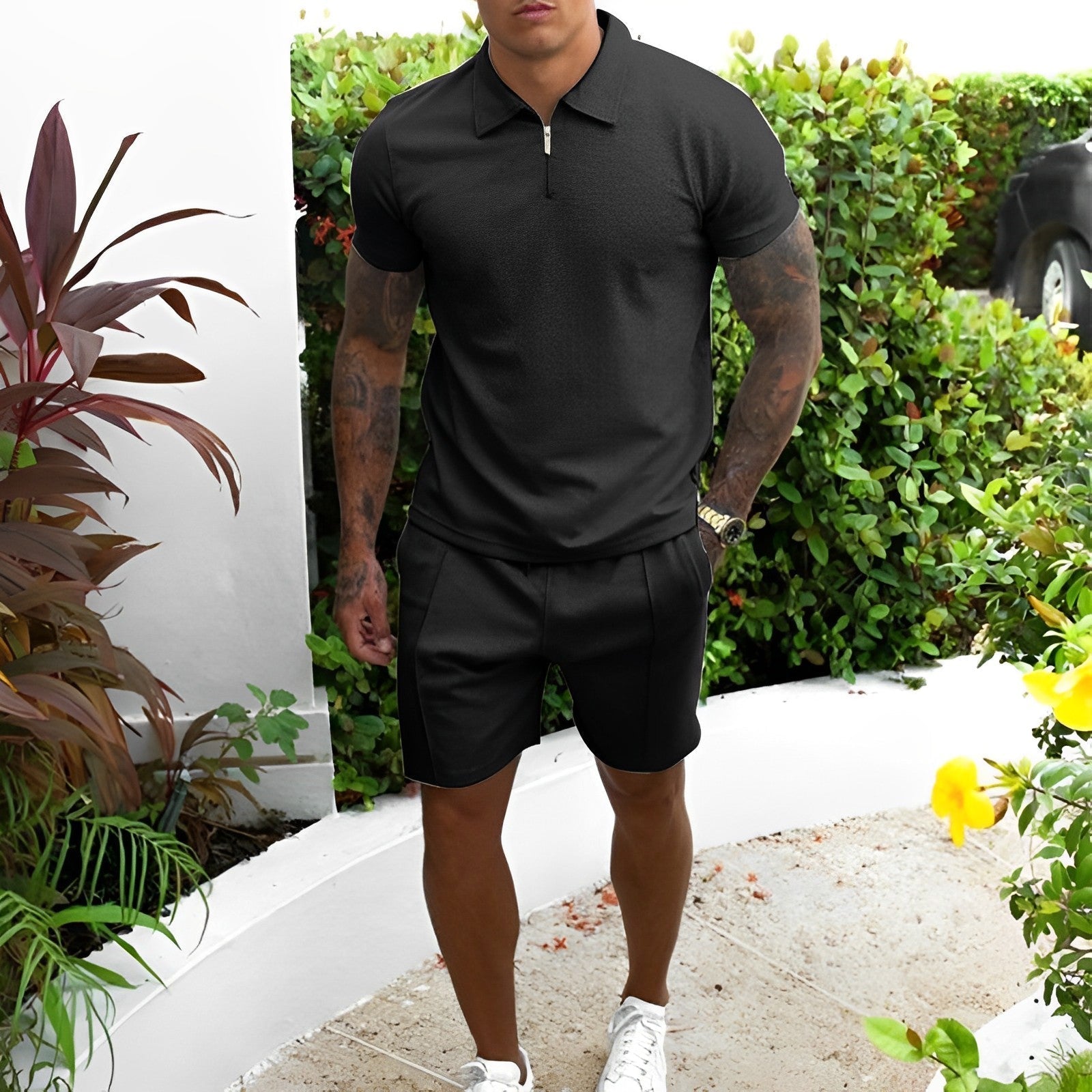 Variant image for Max | Zweiteiliges Sommerset für Herren mit Polo und Shorts-6