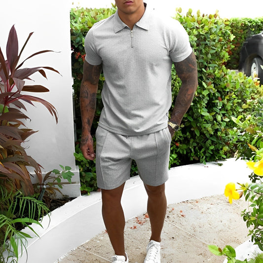Floyd | Zweiteiliges Sommerset für Herren mit Polo und Shorts