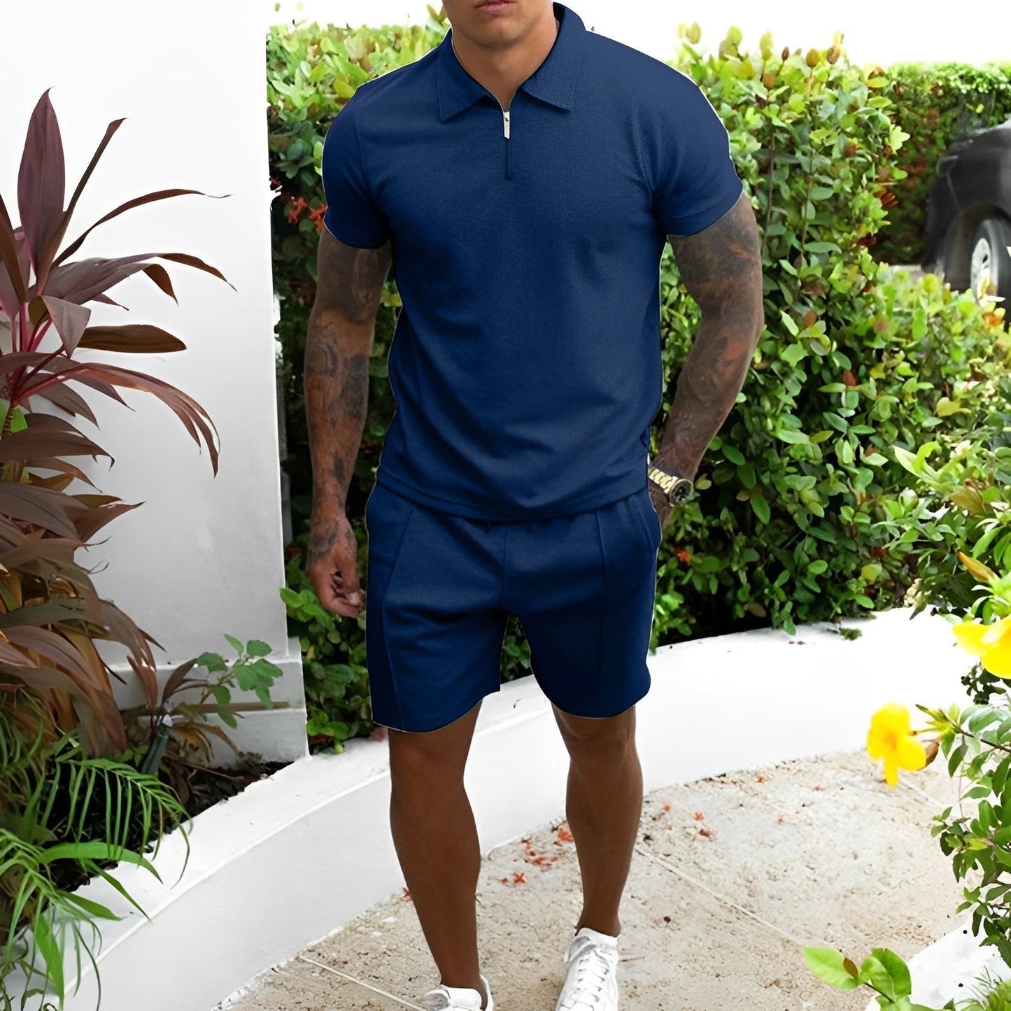 Variant image for Max | Zweiteiliges Sommerset für Herren mit Polo und Shorts-21