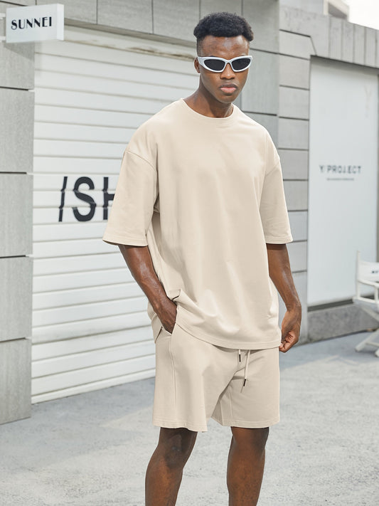 Herren 2-teilige Sommer T-Shirt und Shorts Set