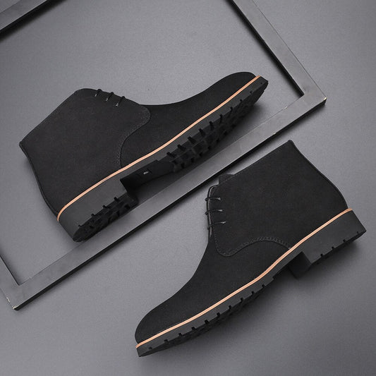 Herren Ankle Boots aus Hochwertigem Rindsuede