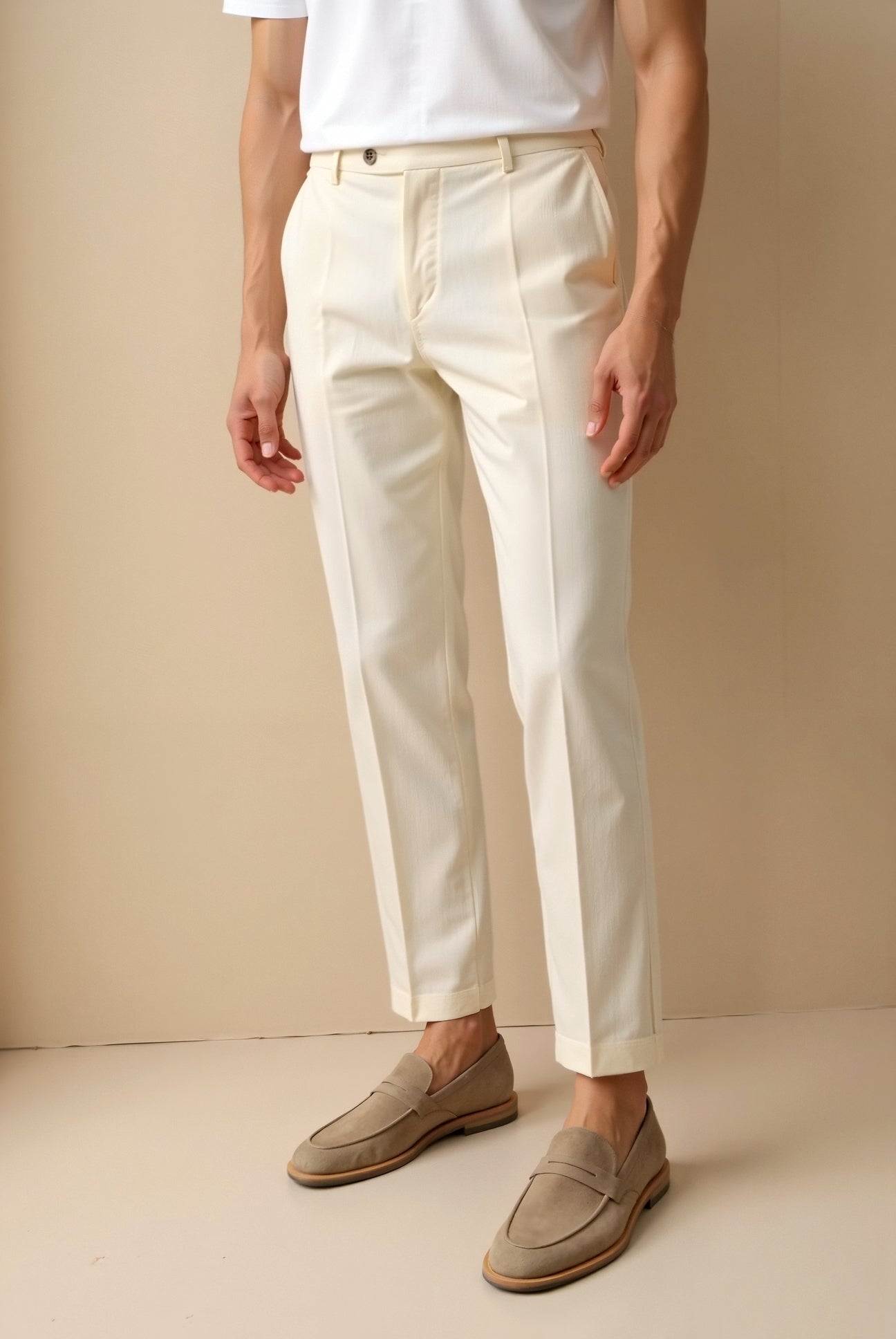 Men's chino pants in regular fit
