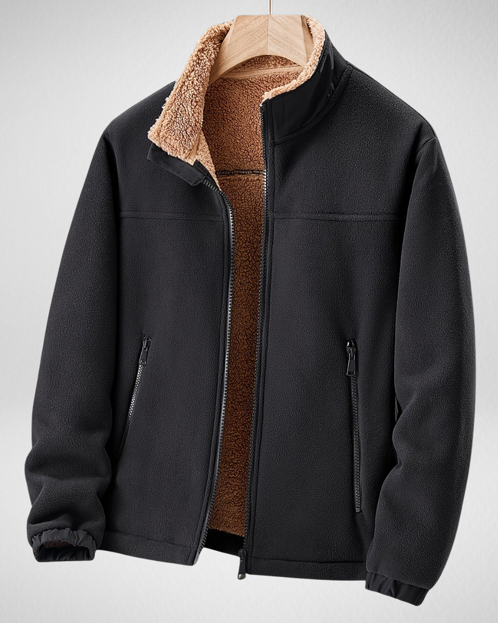 Herren Fleecejacke für Herbst und Winter – Warm, Bequem und Atmungsaktiv 2