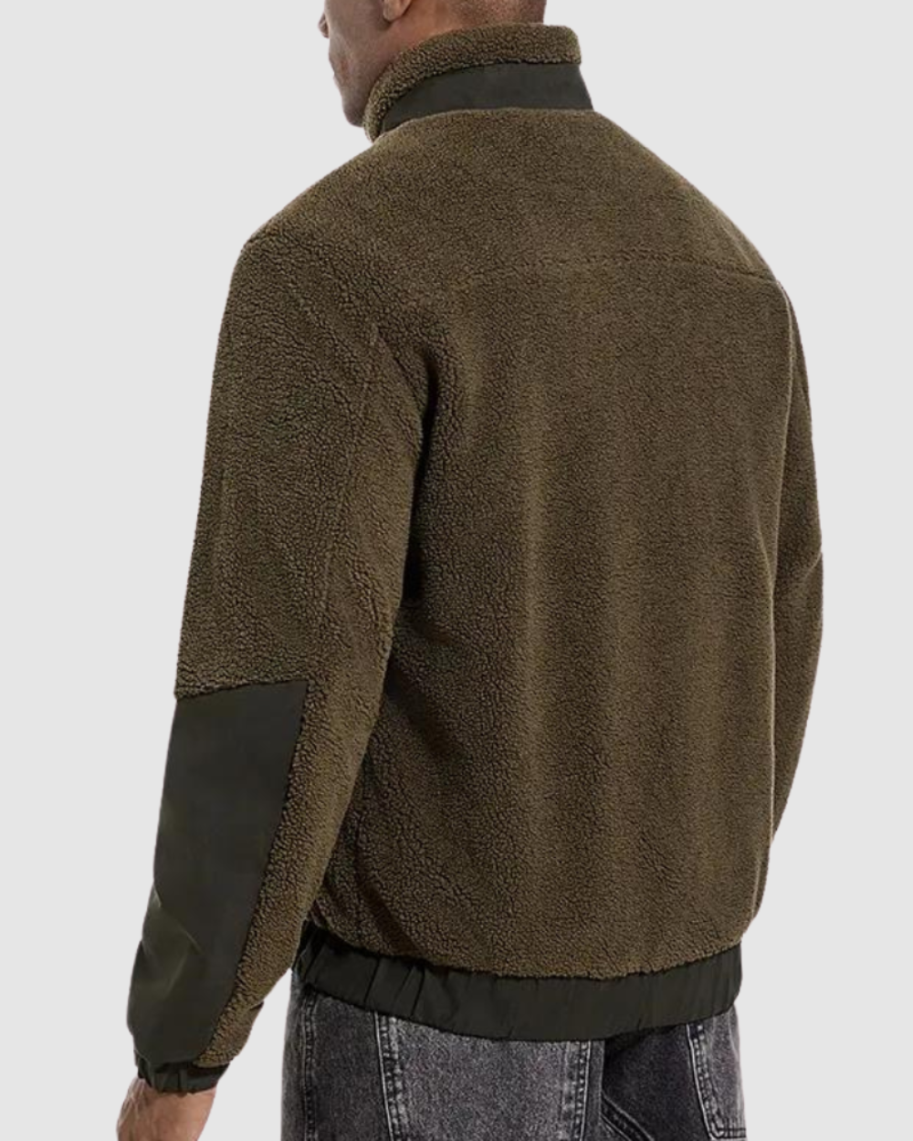 Herren Fleecejacke für Herbst und Winter – Warmes Fleece, Sportliches Design, Elastische Bündchen, Praktische Taschen, Größen S-XL 4