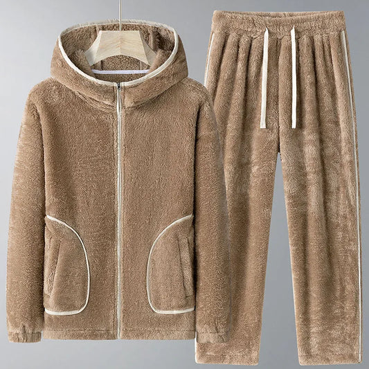Herren Hoodie Set aus Fleece