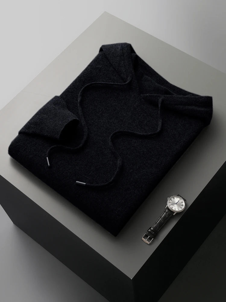 Herren Hoodie aus Wolle