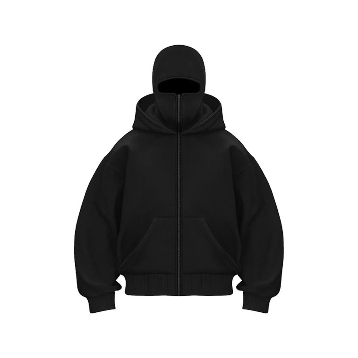 Herren Hoodie mit Balaclava und kapuze