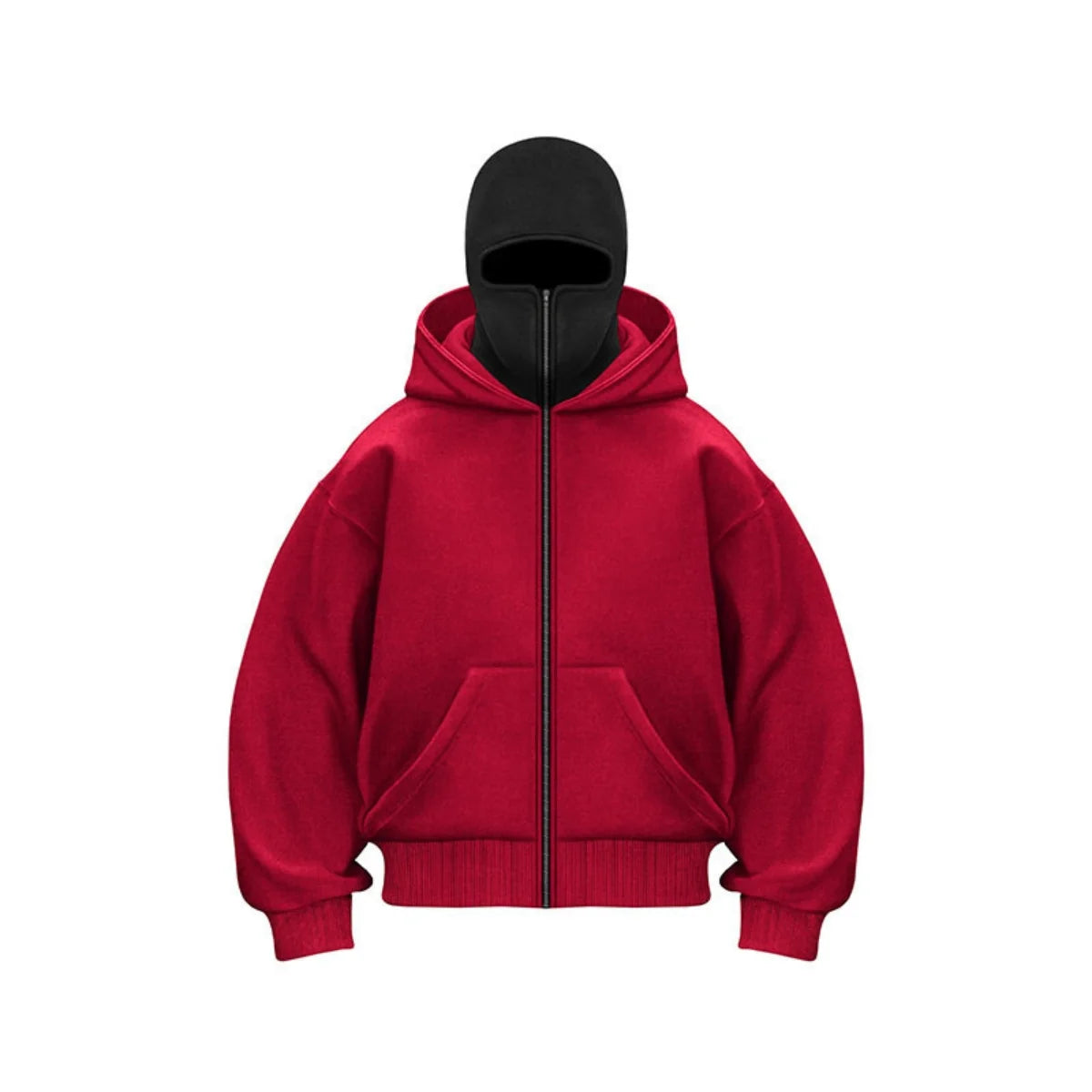 Herren Hoodie mit Balaclava und kapuze