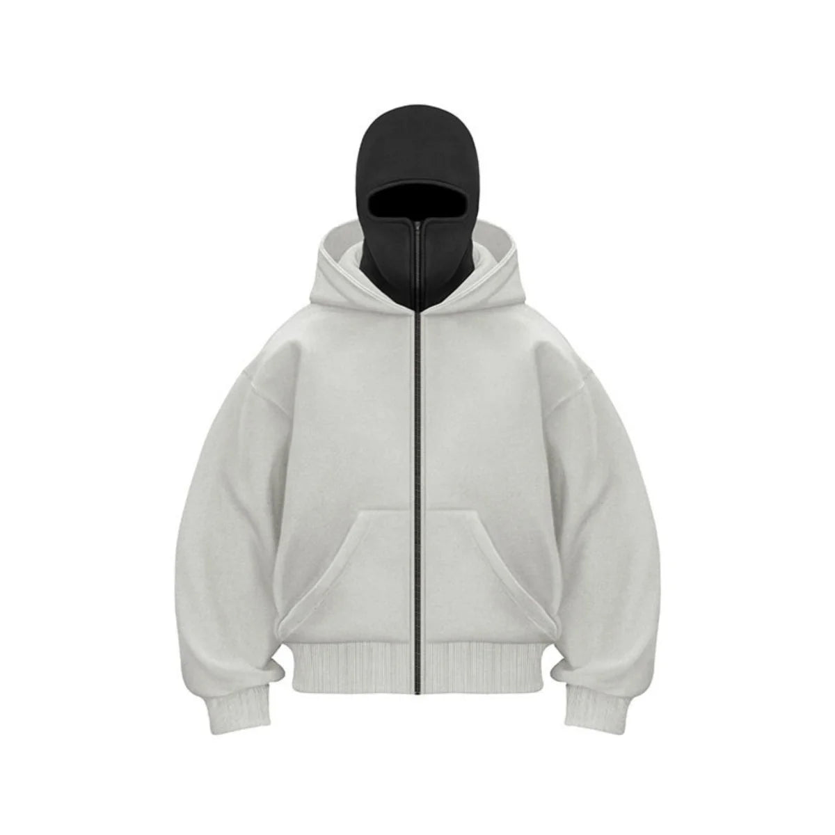 Herren Hoodie mit Balaclava und kapuze