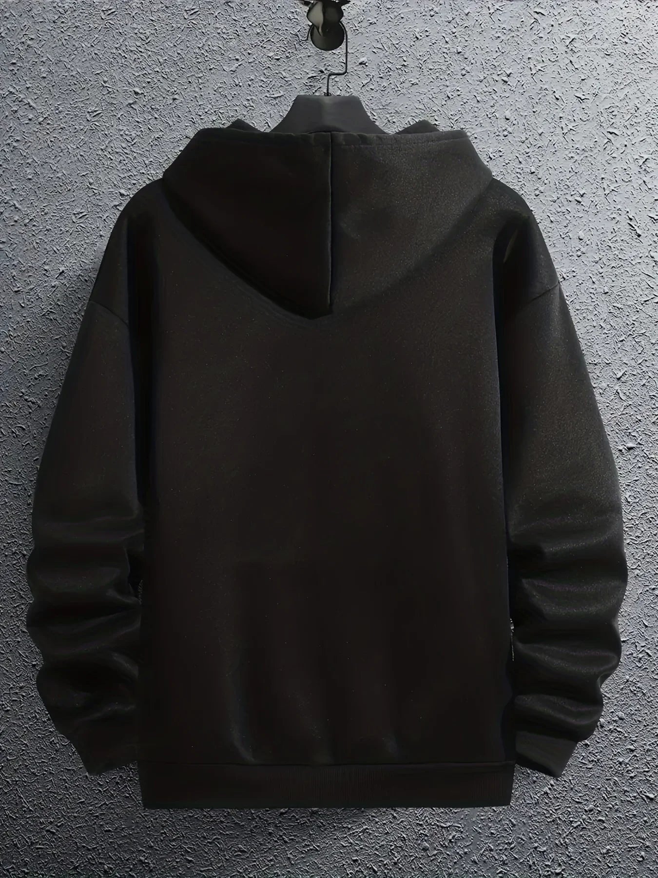 Herren Hoodie mit Lächelndem Grafikdruck in Übergröße