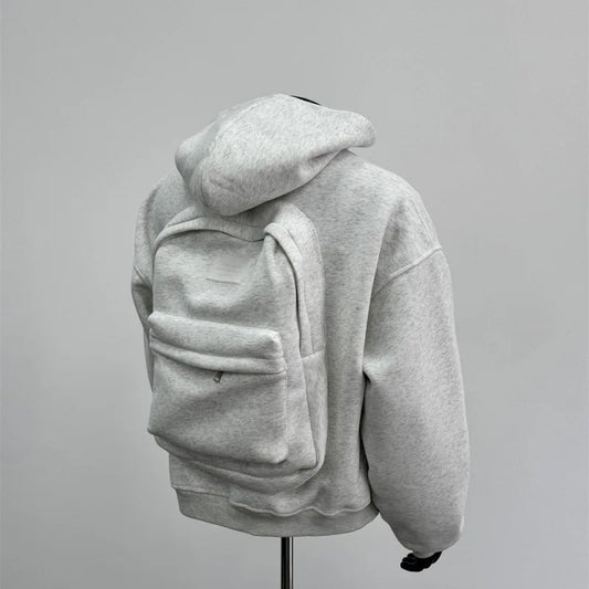 Herren Hoodie mit Rucksackdesign