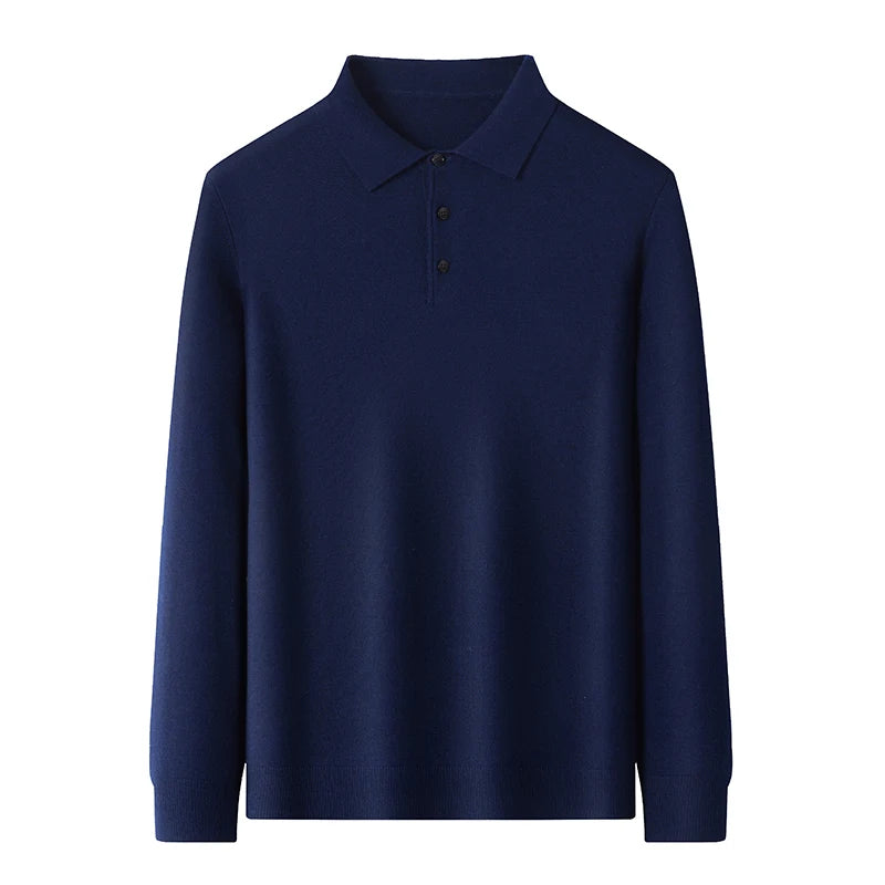 Herren  Pullover mit Polo-Kragen