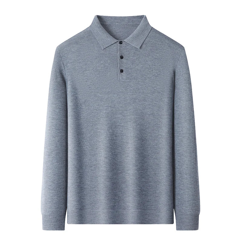 Herren  Pullover mit Polo-Kragen