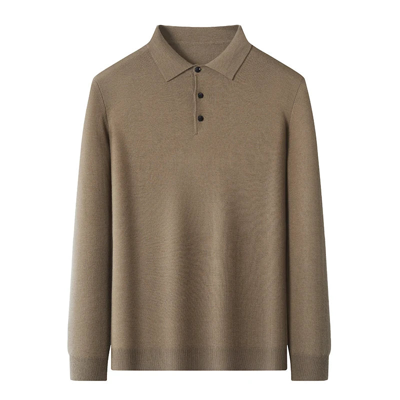 Herren  Pullover mit Polo-Kragen