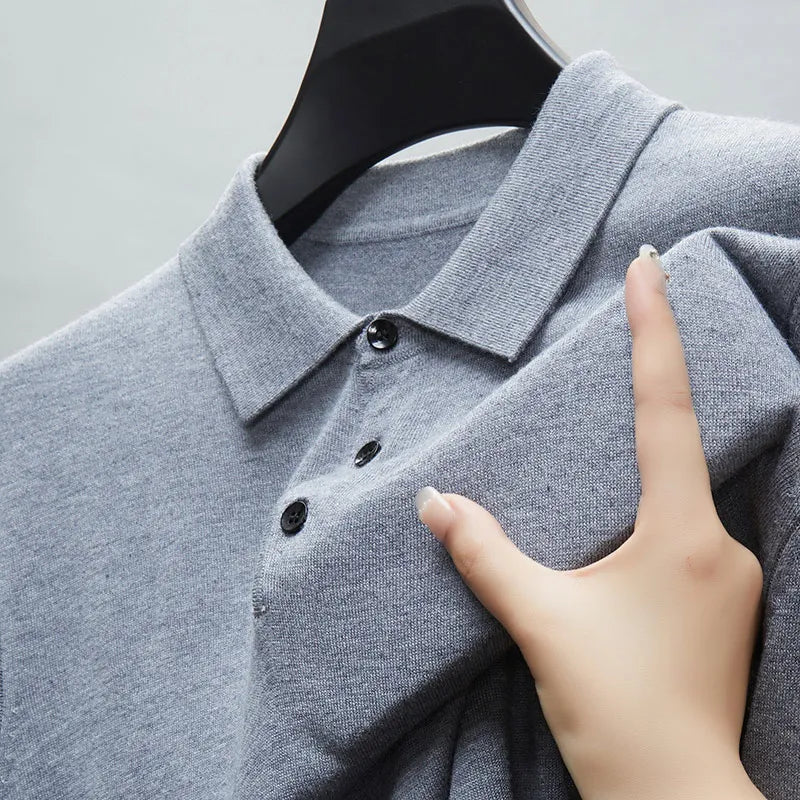 Herren  Pullover mit Polo-Kragen