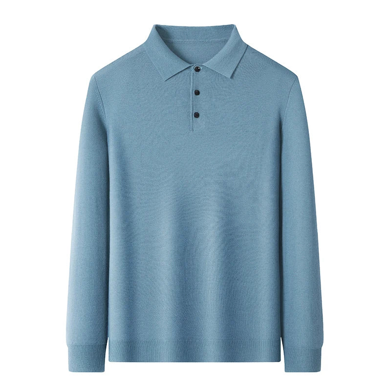 Herren  Pullover mit Polo-Kragen