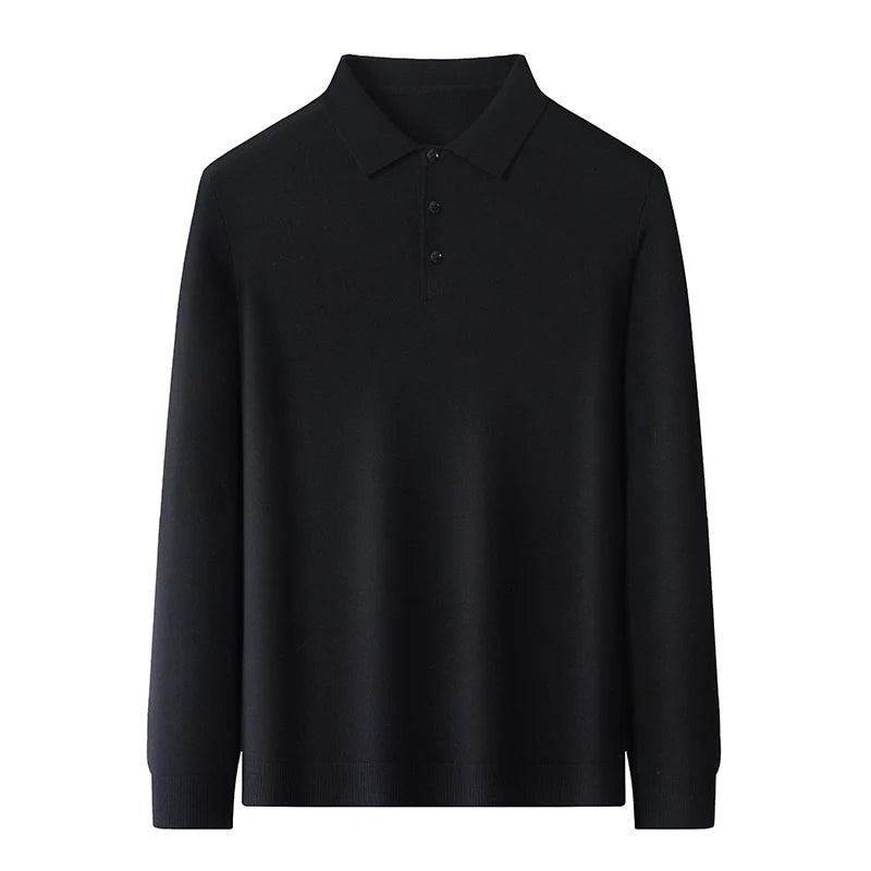 Herren  Pullover mit Polo-Kragen